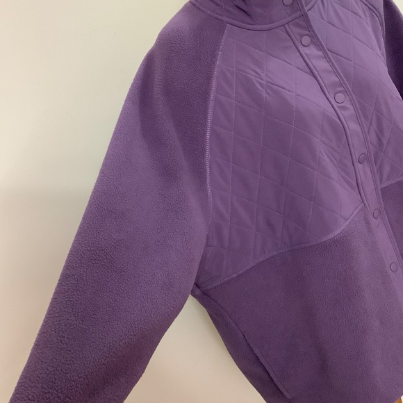 GAP Purple Fleece Jacket XXL - Picture 4 of 11